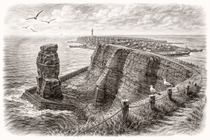 Bleistiftzeichnung Hegoland