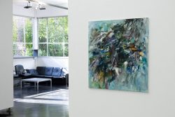 Fotografie von Aloys Peter Trenz Moderne Kunstgalerie mit Gemälde und Sitzbereich Ausgewählte Fotomotive von Aloys Peter Trenz