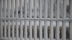 Fotografie von Aloys Peter Trenz Eisige Metallzäune im Winter mit Frost bedeckt Ausgewählte Fotomotive von Aloys Peter Trenz