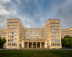 Frankfurt IG Farbengebaeude Goethe Universitaet Johann Wolfgang Goethe-Universität Gebäude mit historischem Design