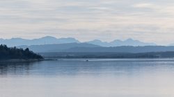 Ammersee Januar 2023 Fotografie Aloys Peter Trenz Ein malerisches Panorama der Alpen, die einen ruhigen See bei Wolkenhimmel umgeben Ammersee Januar 2023 Fotografie Aloys Peter Trenz Alpen am Horizont über einem ruhigen See bei bewölktem Himmel