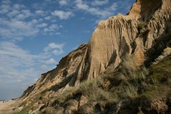 Sylt Fotografie Licht - Bewegung Oktober 2021 Steilküste auf Sylt mit dramatischem Himmel