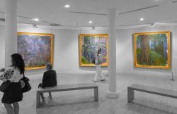 Paris Juni 2026 Besucher betrachten Monets Seerosen im Museum