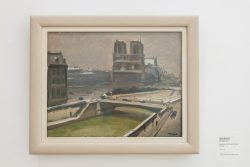 Paris Juni 2026 Ölgemälde von Paris mit der Kathedrale Notre-Dame und einer winterlichen Szene