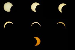 Partielle Sonnenfinsternis am 12.08.2026 Phasen einer Sonnenfinsternis im Zeitverlauf