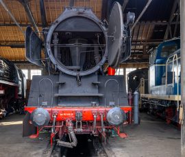 Museumseisenbahn Hanau e. V. Bahnbetriebswerk, Heideäcker 1, 63457 Hanau Fotos von Aloys Peter Trenz Historische Dampflokomotive im Eisenbahnmuseum